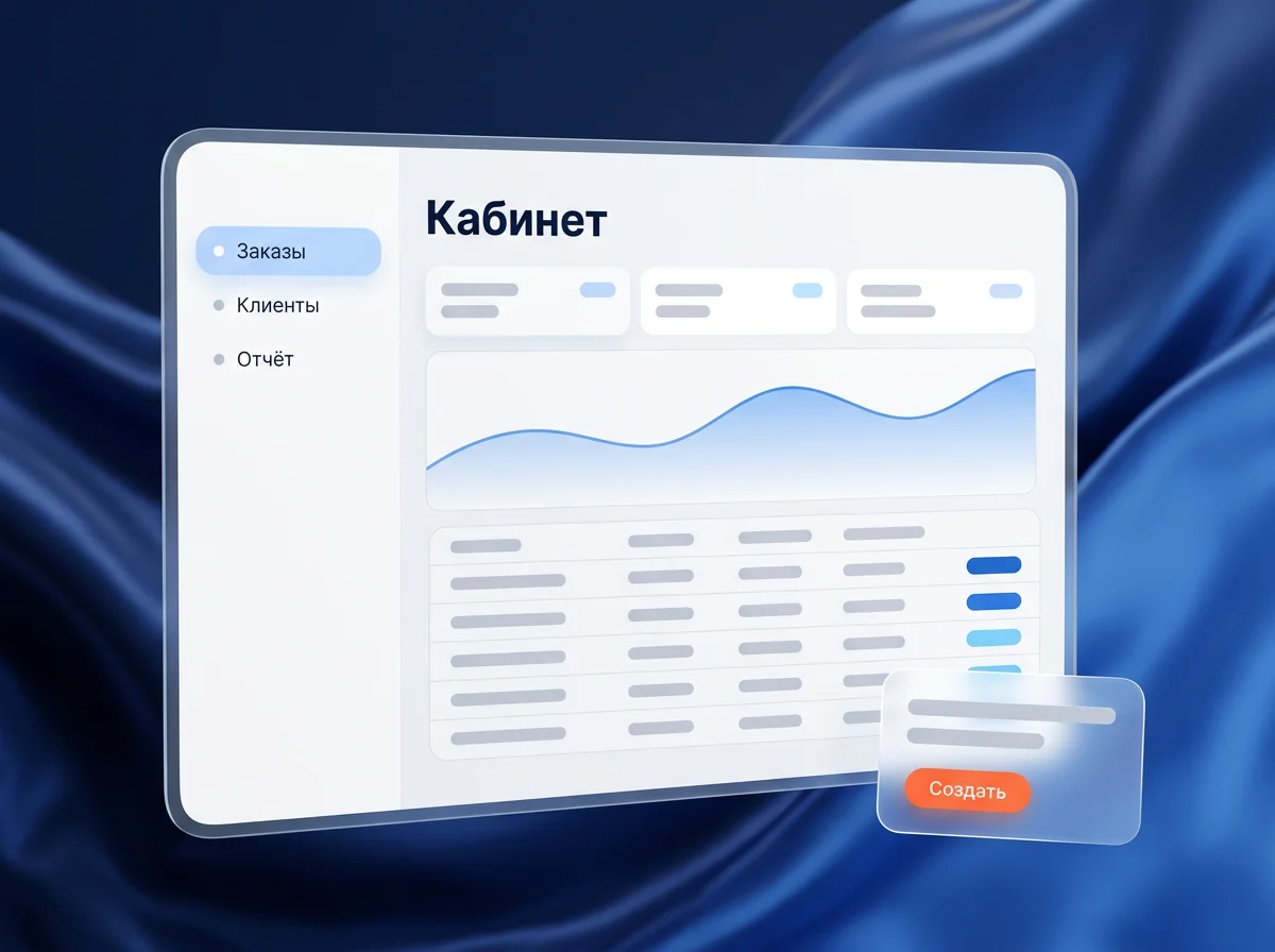 Веб-приложение: личный кабинет